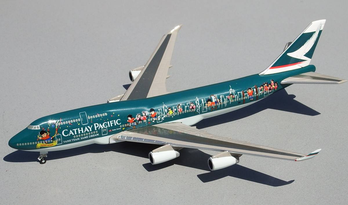 キャセイパシフィック航空　B747-400【The Spirit of Hong Kong Millennium】 B-HOX (公式モデル)_画像3