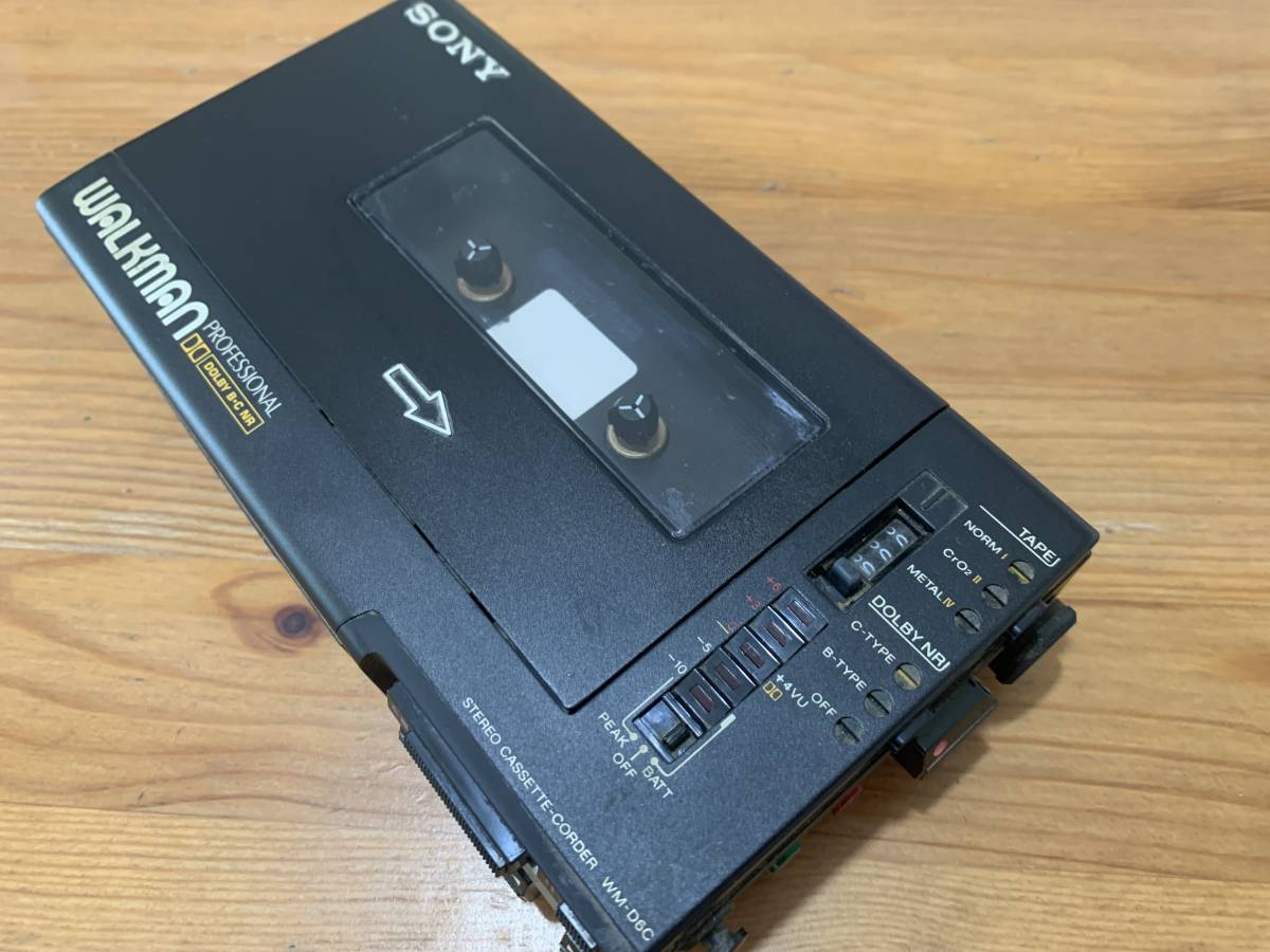 SONY WALKMAN PROFESSIONAL WM-D6C ソニー ウォークマン 通電確認