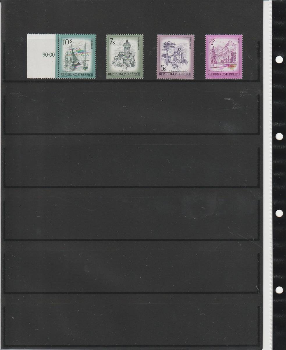 オーストリア 1973年 未使用 まとめ 外国切手_画像2