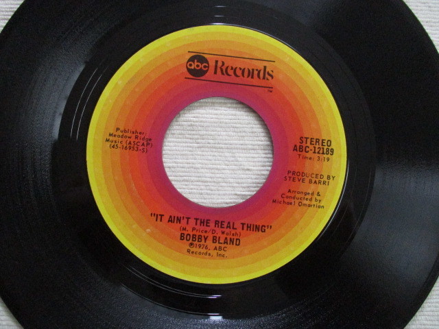 BOBBY BLAND 7！WHO'S FOOLIN' WHO, IT AIN'T THE REAL THING, US EP, 美盤_画像2