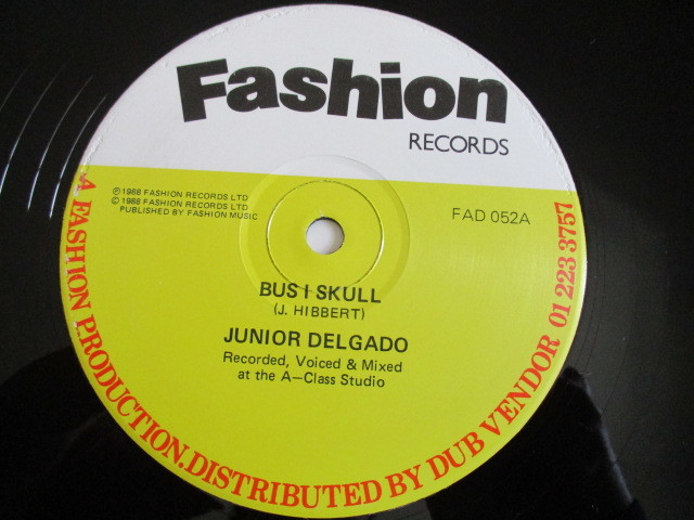 JUNIOR DELGADO 12!BUS I SKULL, DIGI KILLAH! прекрасный запись 