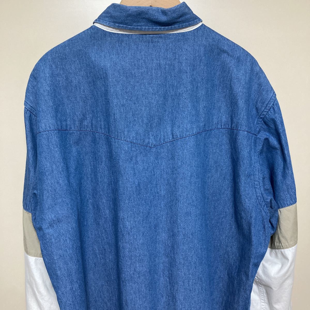ELY CATTLEMAN 長袖ウエスタンシャツ 刺繍入り L ビンテージ オーバー ...