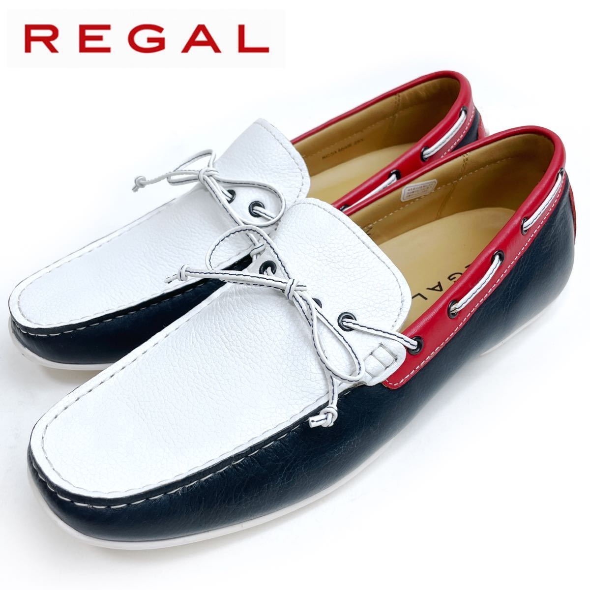 未使用品/展示品◇REGAL リーガル◇カジュアル レザーデッキシューズ