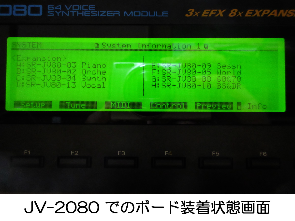 Roland/ローランド SR-JV80-04 VINTAGE SYNTH 音源ボード Roland/ローランド SR-JV80-04 VINTAGE SYNTH 音源ボード