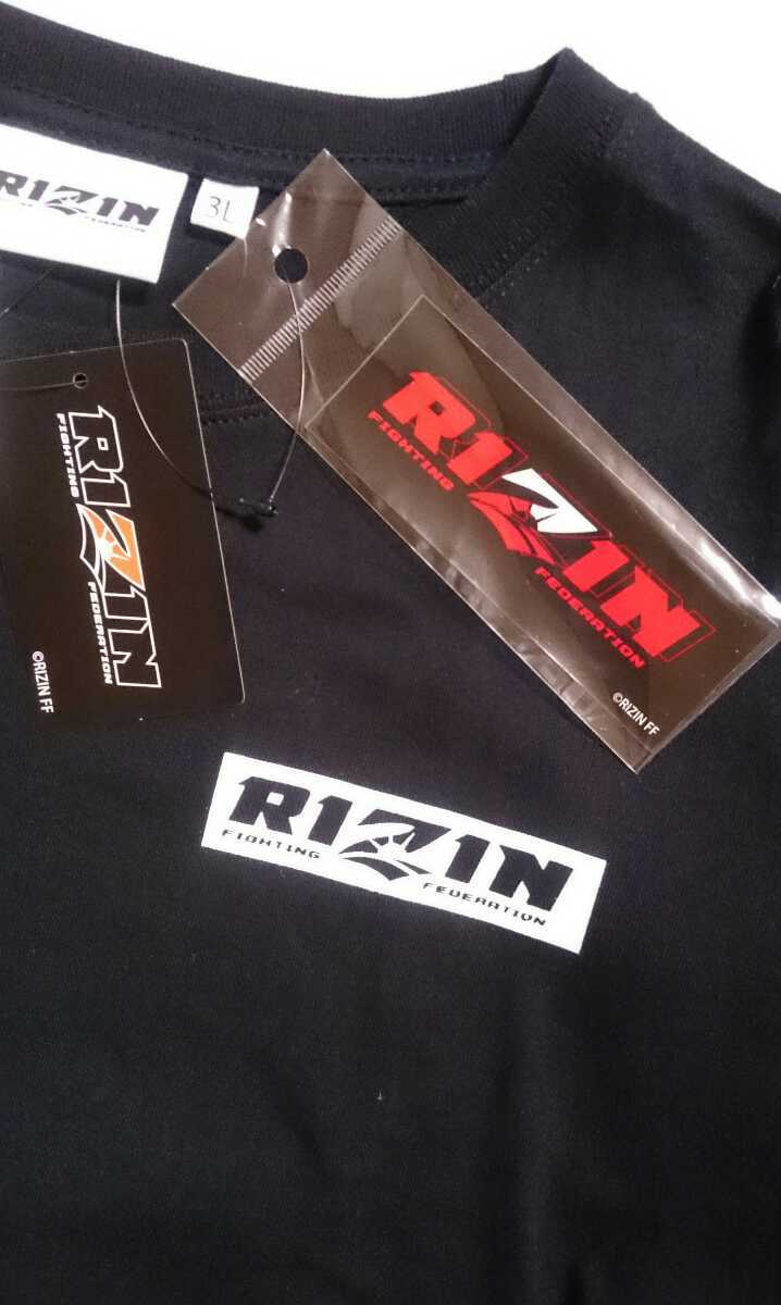 RIZIN ライジン バックプリント フォト Tシャツ ブラック メンズ 3Lサイズ_画像4