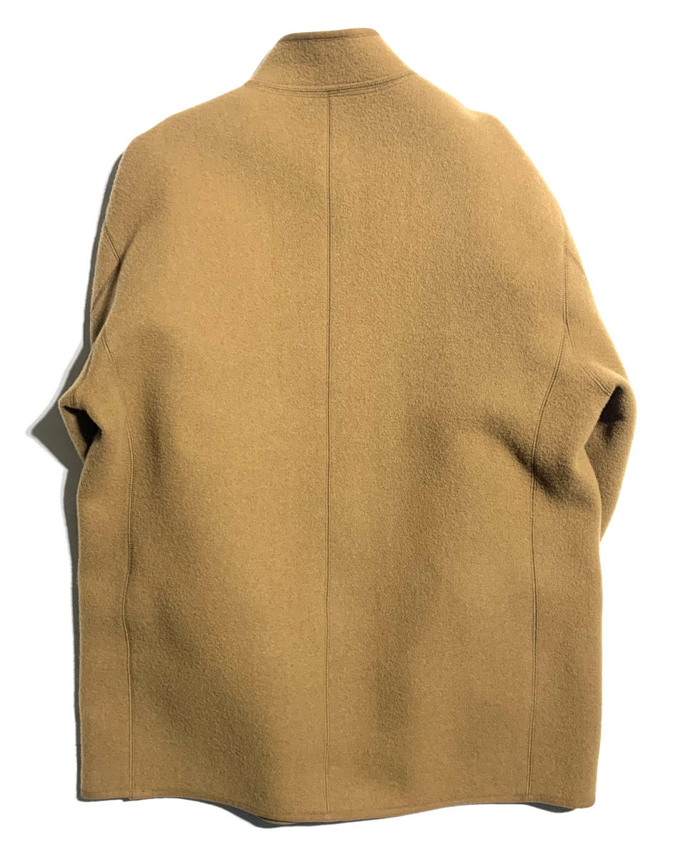 美品【定価7万】Papas パパス スタンドカラー ウールジャケット ダブル