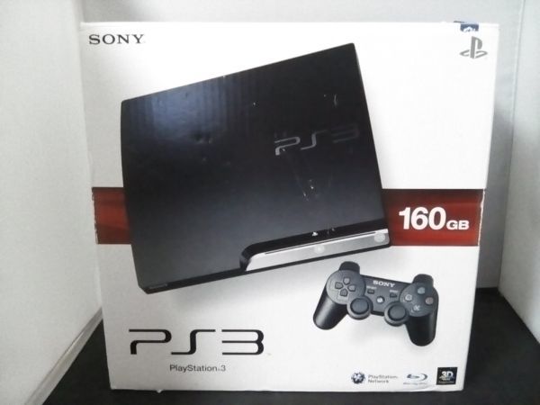 動作OK】PS3本体 ソニー 160GB CECH-2500A 黒 ゲーム機本体