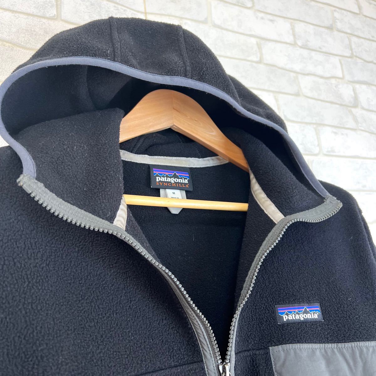 Patagonia パタゴニア シンチラスナップTフーディー メンズM Patagonia パタゴニア シンチラスナップTフーディー メンズM