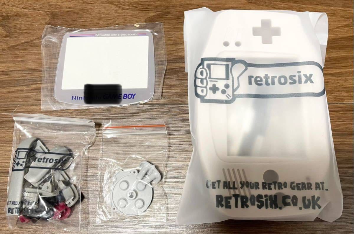 retrosix ゲームボーイアドバンス用 初代ゲームボーイカラーシェル 電池カバーセット