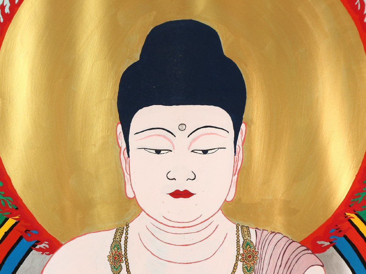 大日如来、弘法大師他14仏　真言宗　肉筆、合わせ箱　仏画　仏教美術　書画、美術品