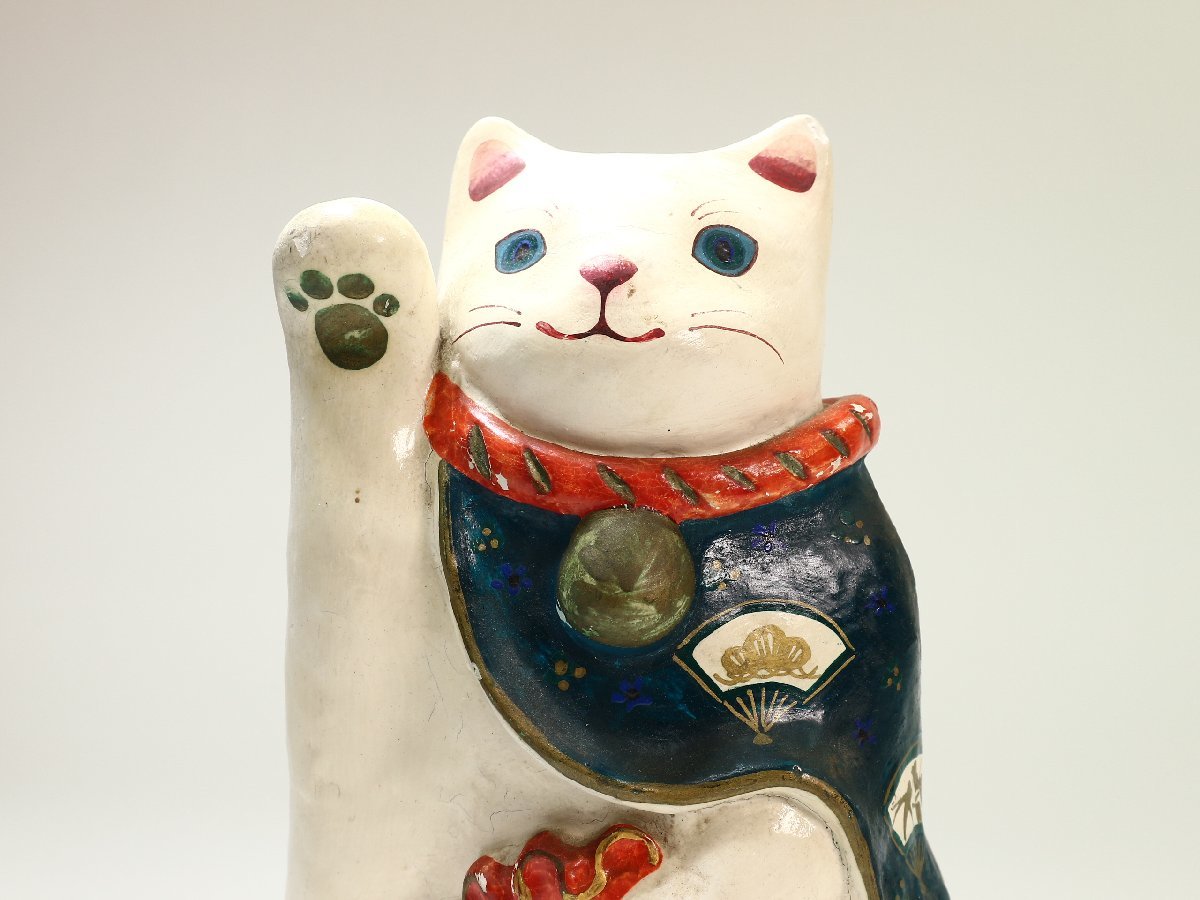 人形作家 岩井小夜子 作 招き猫 右手上げ TORINOICHI 縁起物 人形作家 岩井小夜子 作 招き猫 右手上げ TORINOICHI 縁起物