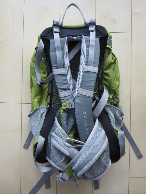 ★OSPREY　リュックサック 　登山　リュック グリーン　stratos 24　登山　バック★中古_画像2