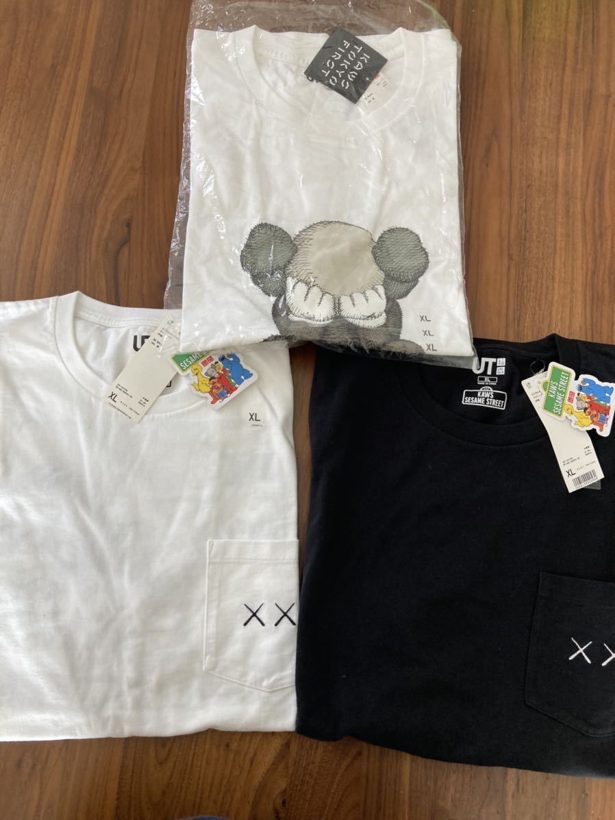 注文後の変更キャンセル返品 UNIQLO KAWS Tシャツ XL ad-naturam.fr