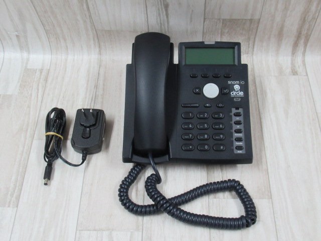 ・Ω ZS1 16056◆保証有 Snom D315 IP電話機 IPDesk Phone アダプタ付 美品・祝10000！取引突破！
