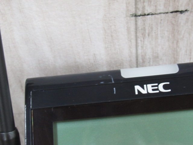 ▲Ω ZQ1 9822♪ 保証有 NEC DTZ-24BT-3D(BK)TEL Aspire UX 24ボタンカールコードレス 電池/取説付 動作OK キレイめ・祝10000!取引突破!!_細かいキズがあります。