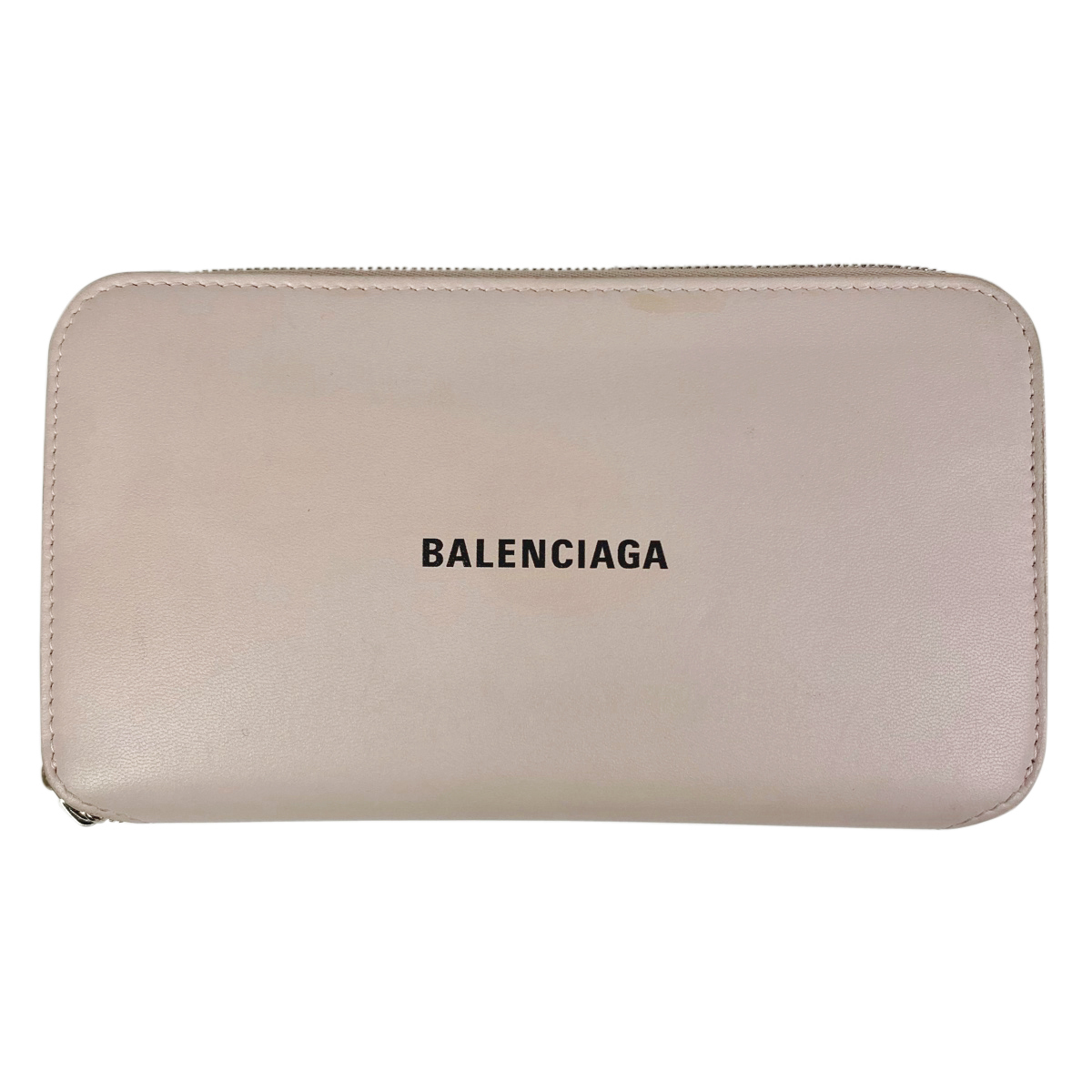 ですが BALENCIAGA ラウンドファスナー 長財布 ロゴ ございまし