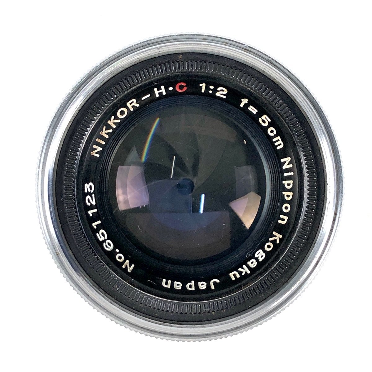 ニコン Nikon S2 + NIKKOR H.C 5cm F2 Sマウント 50mm フィルム レンジ