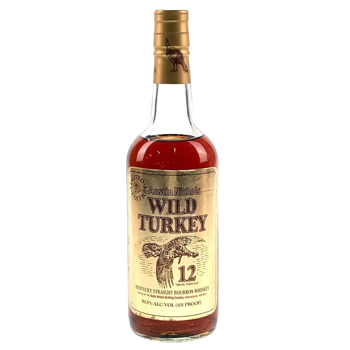 【2021福袋】 ワイルドターキー WILD TURKEY 12年 ゴールドラベル 750ml アメリカンウイスキー 【古酒】 バーボン