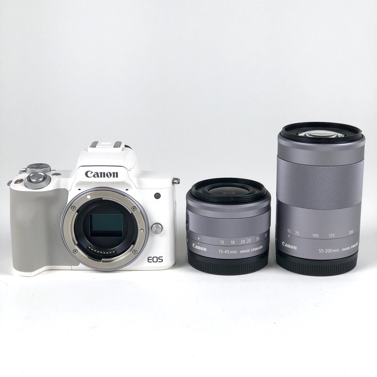 キヤノン Canon EOS Kiss M ダブルズームキット デジタル ミラーレス