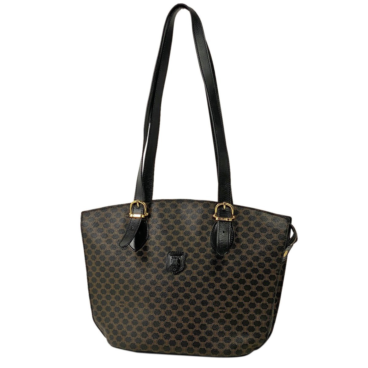 セリーヌ CELINE マカダム柄 ショルダーバッグ トートバッグ 肩掛け 総