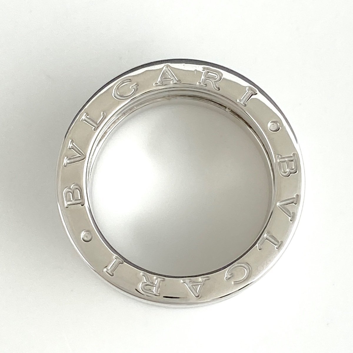 ブルガリ BVLGARI ビーゼロワン 3バンド リング K18 ホワイトゴールド