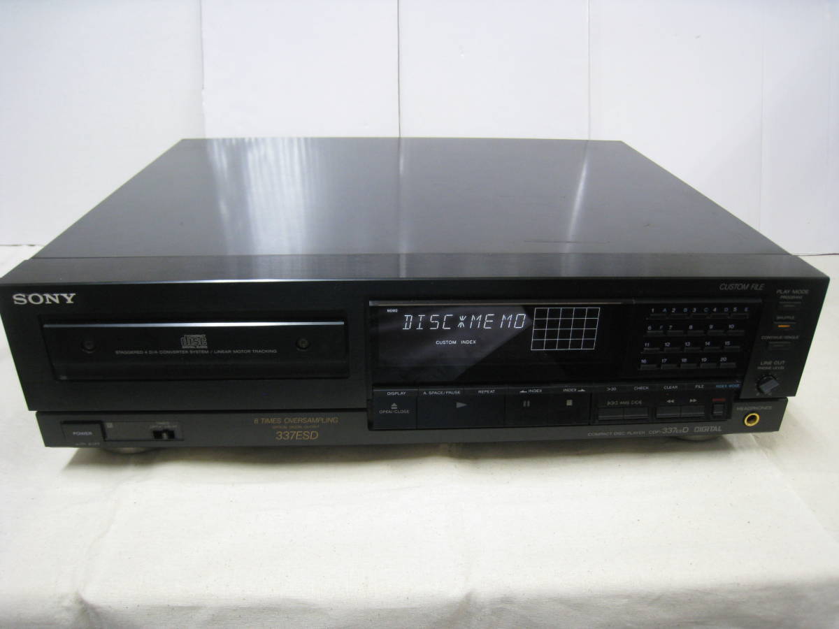 SONY CDデッキ CDP-337ESD umbandung.ac.id