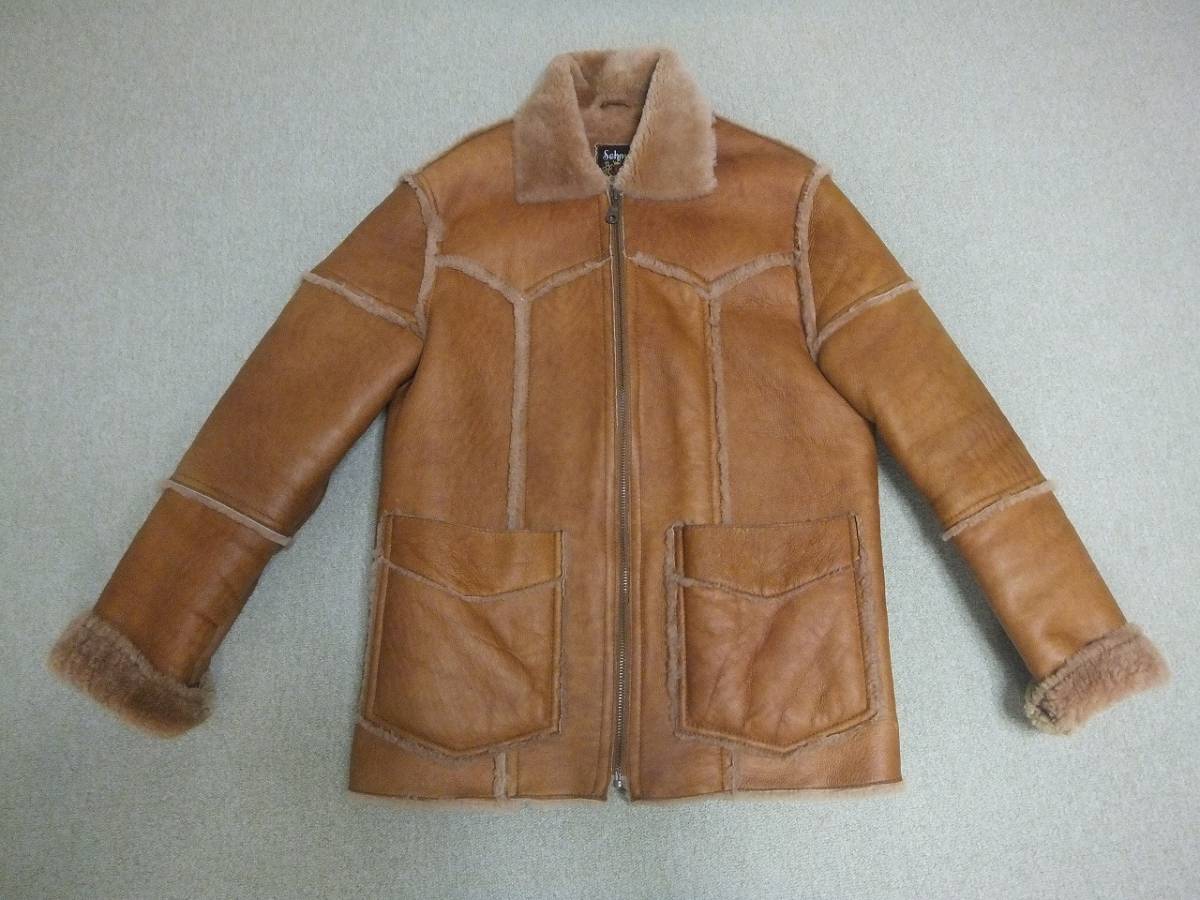 色々な leather Real Schott 新品 希少 ショット L キャメル レザー