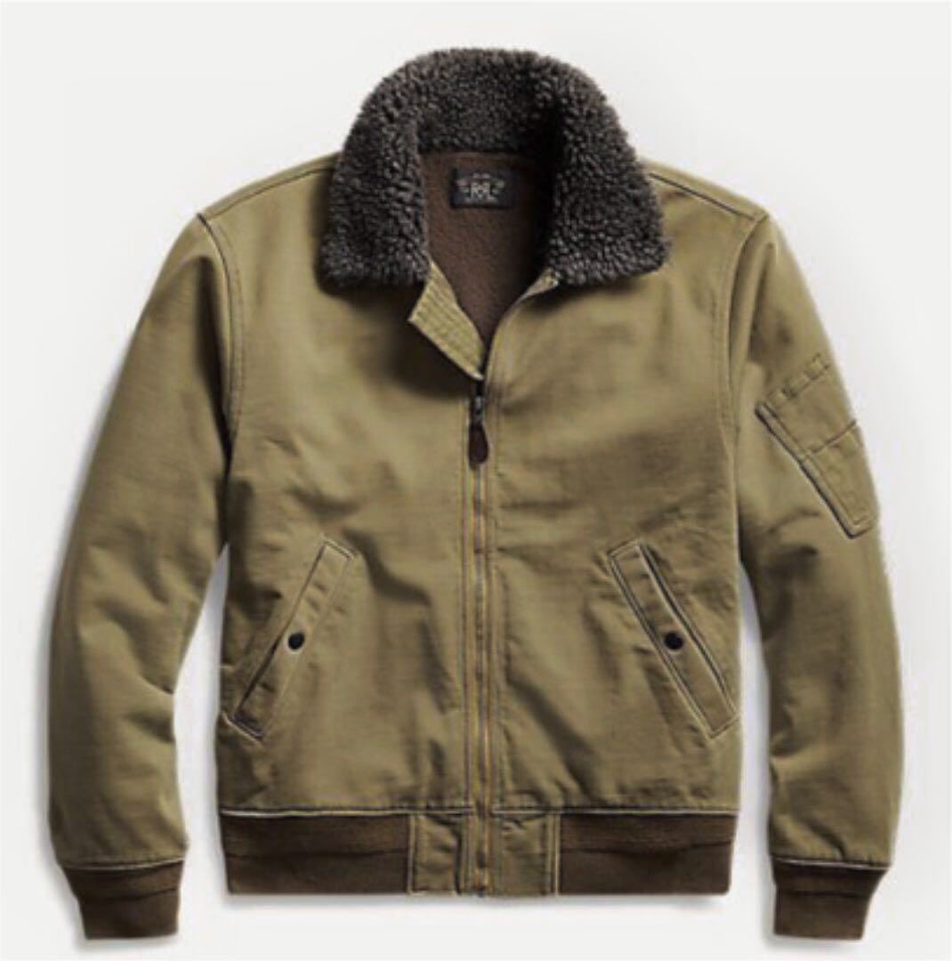 国内価格約75,000円 RRL フライト ボア ジャケット M ダブルアールエル