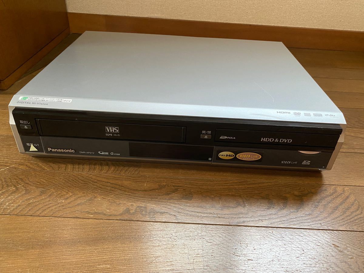 クリアランス売上 VHS内蔵 DVDレコーダー Panasonic DIGA DMR-XP21V DVDレコーダー