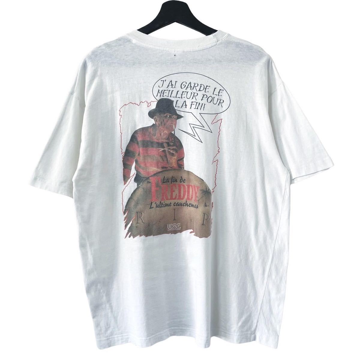 ■激レア■90s エルム街の悪夢 フレディ ホラー ムービー Tシャツ L XL ジェイソン チャッキー 映画 USA製 ビンテージ_画像1