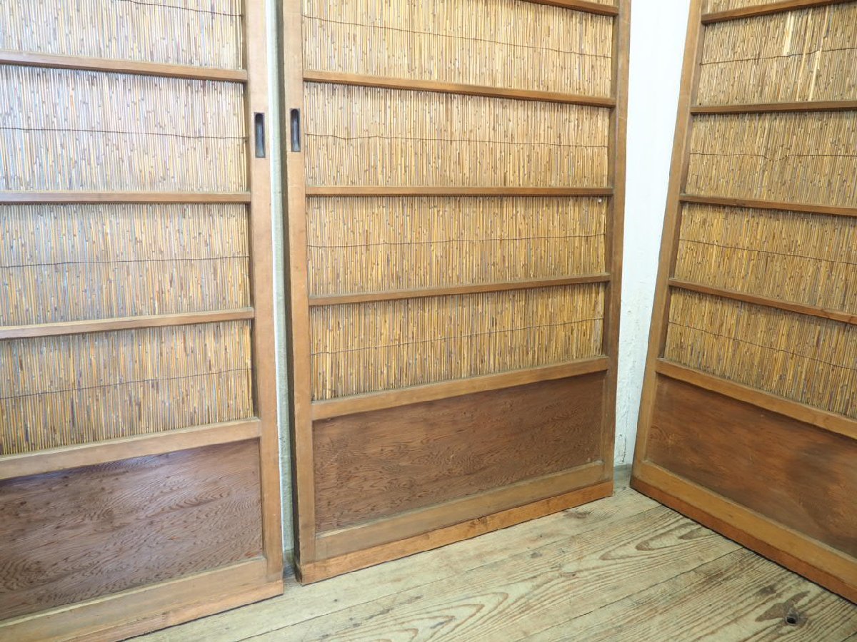 taF0332*[H177cm×W73cm]×4 sheets * Vintage * taste ... exist retro . door *. door summer door summer shoji fittings sliding door old Japanese-style house block house peace . sunshade M pine 