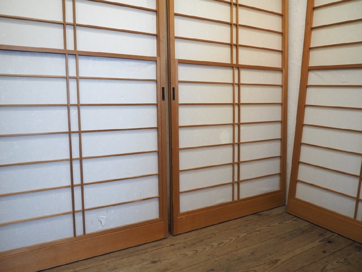 タF0871◇【H177cm×W89,5cm】×4枚◇シンプルなデザインのレトロ タF0871◇【H177cm×W89,5cm】×4枚◇シンプルなデザインのレトロ