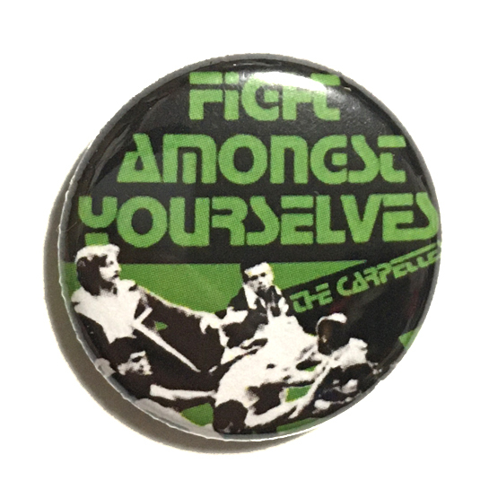 25mm 缶バッジ CARPETTES FIGHT AMONGST YOURSELVES Power Pop Punk パワーポップ パンク New wave の画像1