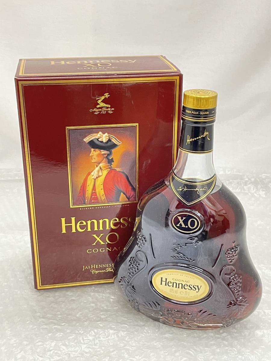 サフ 未開栓 Hennessy ヘネシー X.O 旧ボトル クリアボトル コニャック 高級ブランデー 700ml 40度 人気酒 コレクション 贈答など 00105