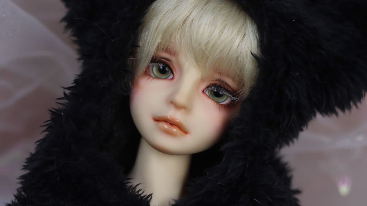 ボークス　MSD 男の子　シュルツヘッド＆ボディ　本体メイクカスタム　フェア肌　volks 教室　SDM_画像4