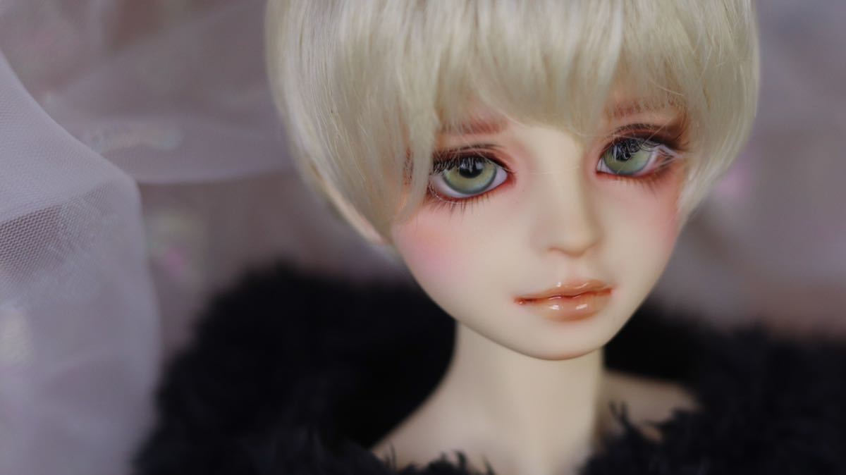 ボークス　MSD 男の子　シュルツヘッド＆ボディ　本体メイクカスタム　フェア肌　volks 教室　SDM_画像7