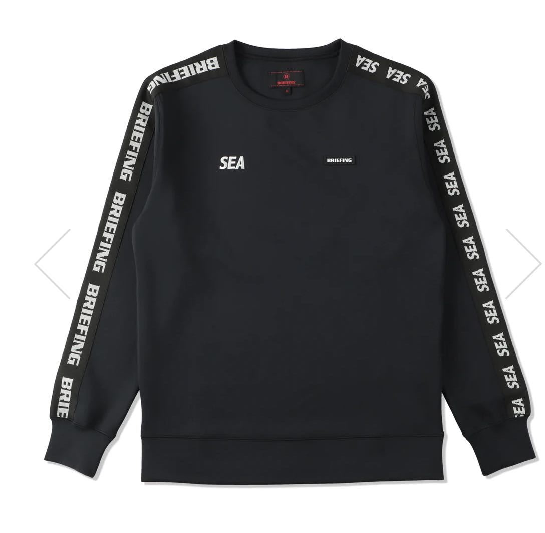 wind and sea CREW NECK L BRIEFING golf ゴルフ ウィンダンシー