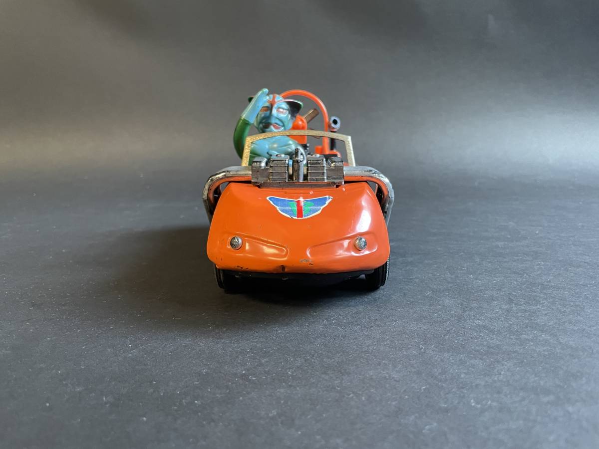 希少 当時物 超人バロム1 マッハロッド ブリキ ソフビ ミニカー ポピー バロムワン 昭和 レトロ コレクション ホビー 特撮ヒーロー レア