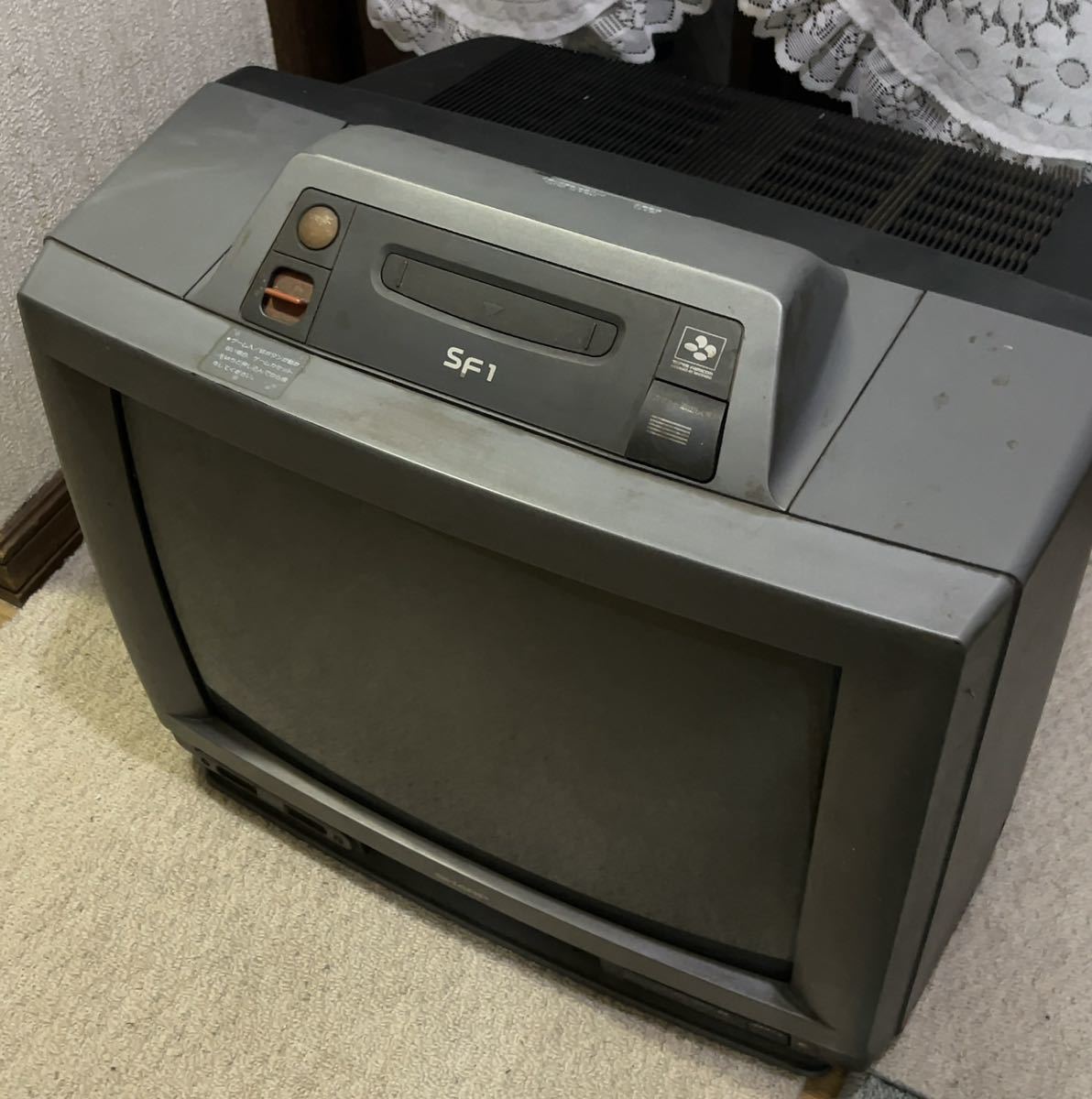 ジャンク シャープ SHARP スーパーファミコン内臓ブラウン管テレビ 21G