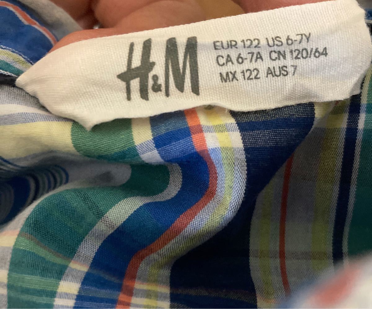 H&M チェックシャツ　120サイズ