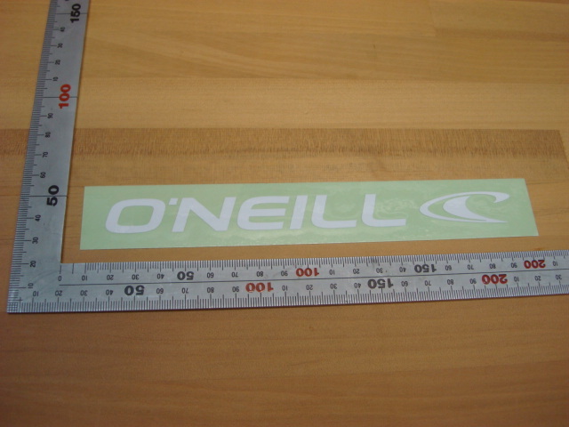 新品O’NIELL WAVE STICKER（オニールウエイブステッカー） 18cm（カッティングタイプ） GO-1430 ホワイト_画像1