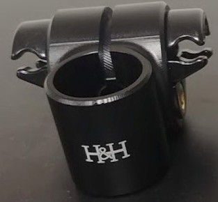 Brompton用 H&H ペンタクリップ(Saddle Clamp) 黒色(ブラック)