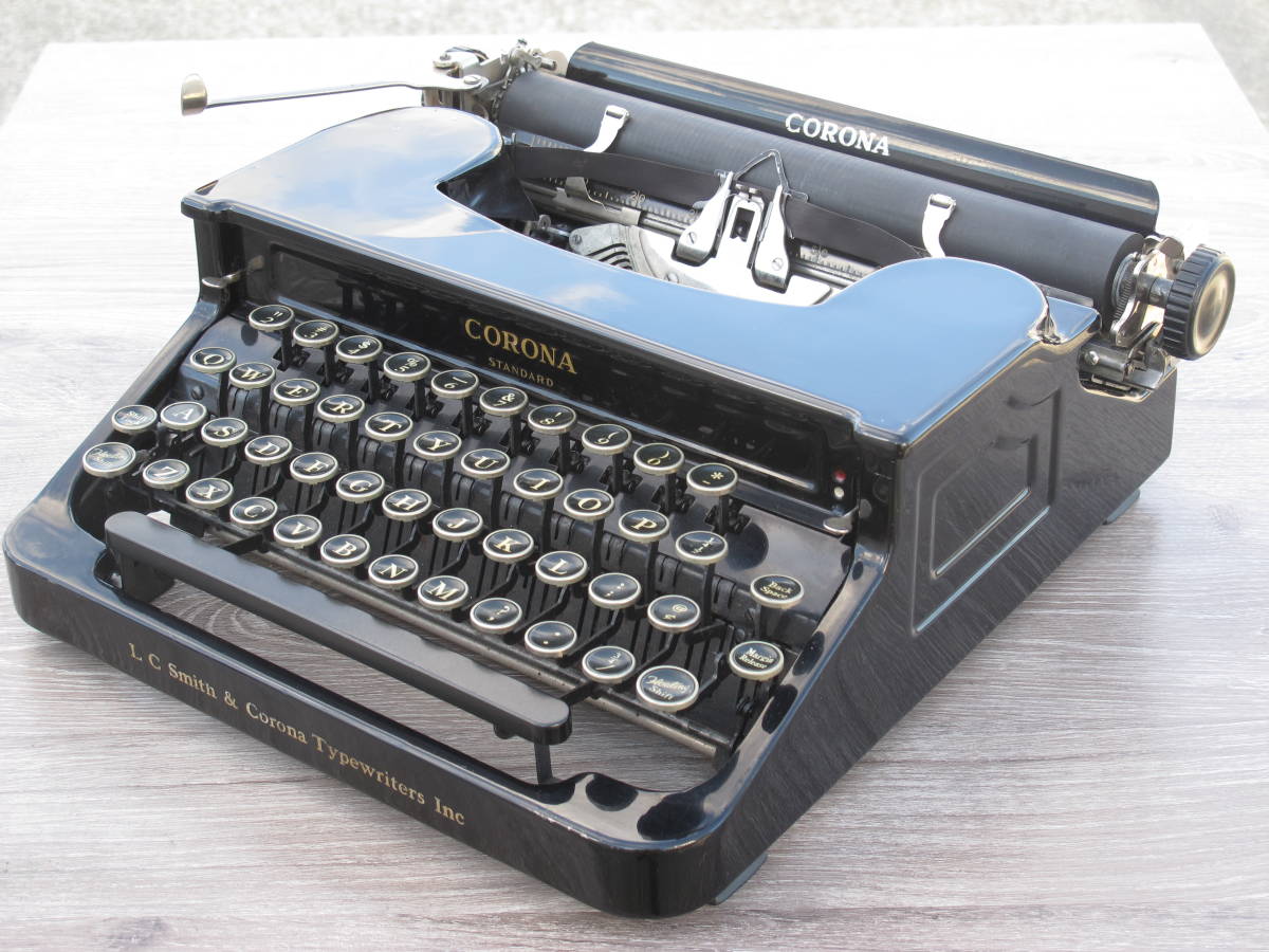  antique typewriter *CORONA STANDARD