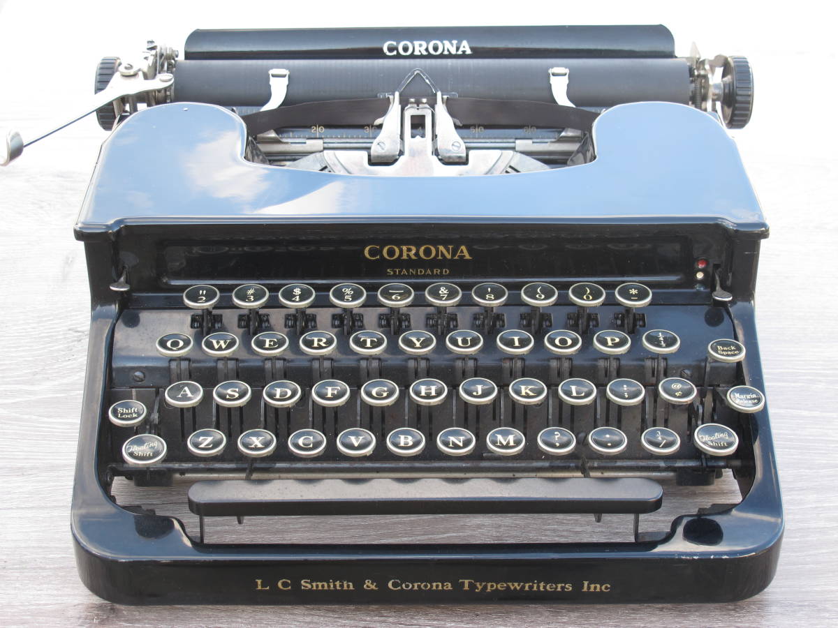 アンティークタイプライター☆CORONA STANDARD | www.bauen.com.ar