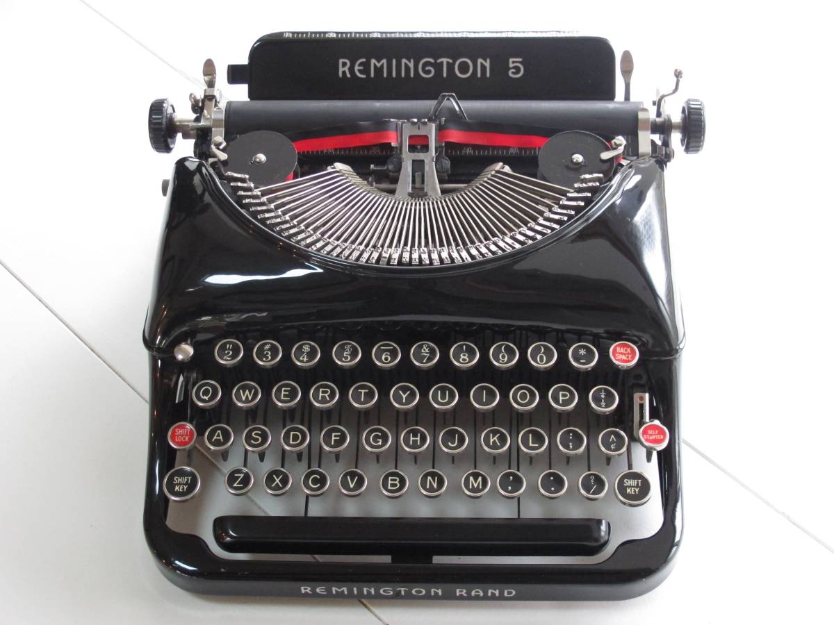 アンティークタイプライター☆Remington 5 | incalake.com