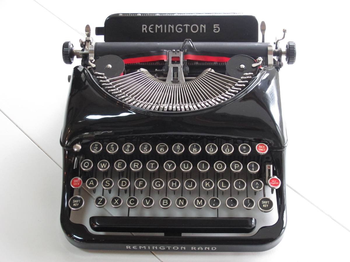 アンティークタイプライター☆Remington 5の画像2