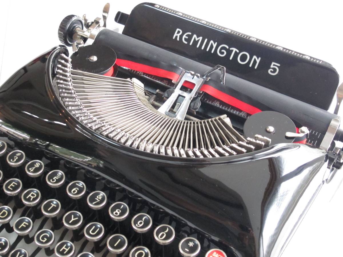 アンティークタイプライター☆Remington 5の画像4