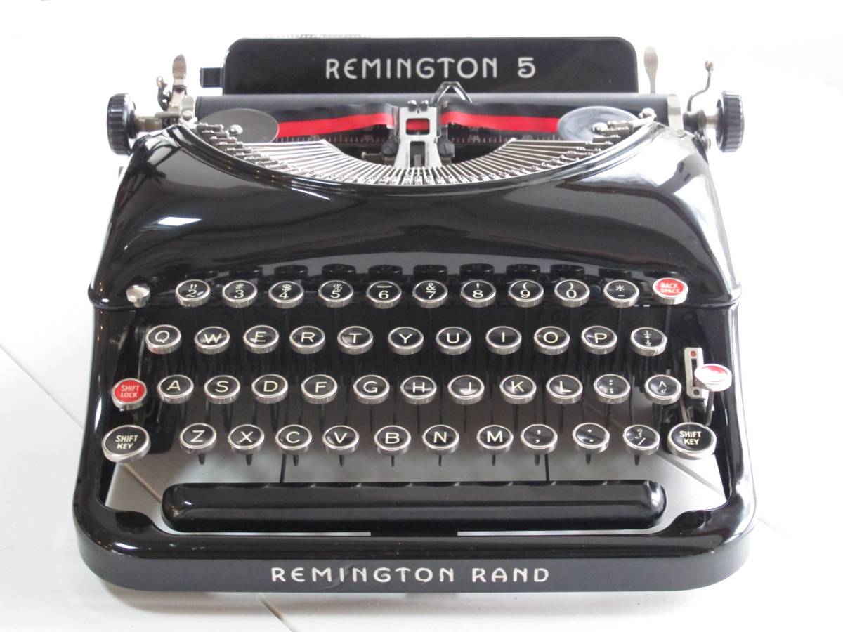 アンティークタイプライター☆Remington 5の画像6