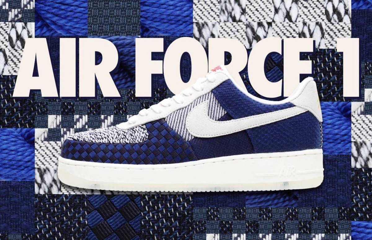 ナイキ NIKE AIR FORCE 1 SASHIKO 刺し子 エアフォース1 スニーカー