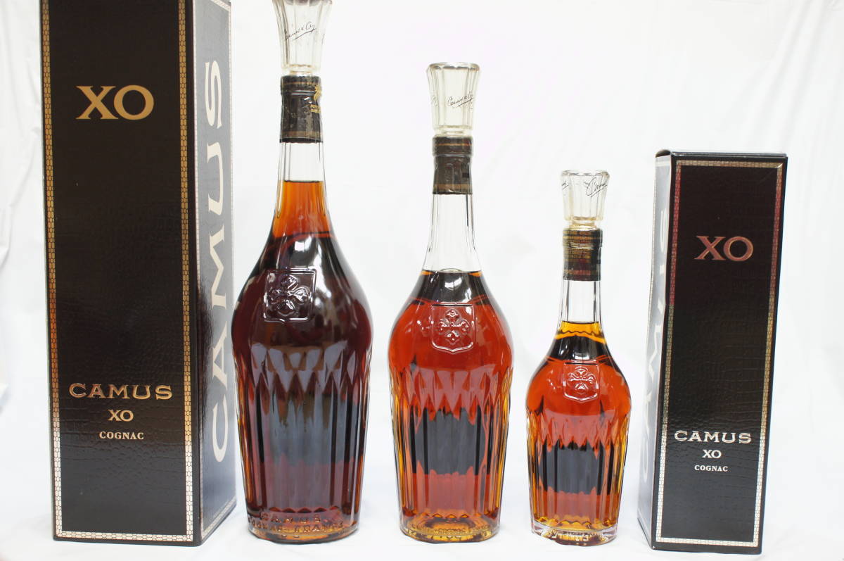 新品/未開栓】カミュ CAMUS XO 3本セット 1000ml 700ml 350ml 40